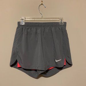Woman Gray & Pink Nike Shorts